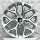 RIN 22X9 6-139.7 R1 SPORT 208 SILVER MACHINE FACE ET31 CB78.1