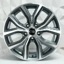 RIN 17X7.5 5-120 R1 SPORT FE129 GUNMETAL MACHINE FACE ET35 CB74.1