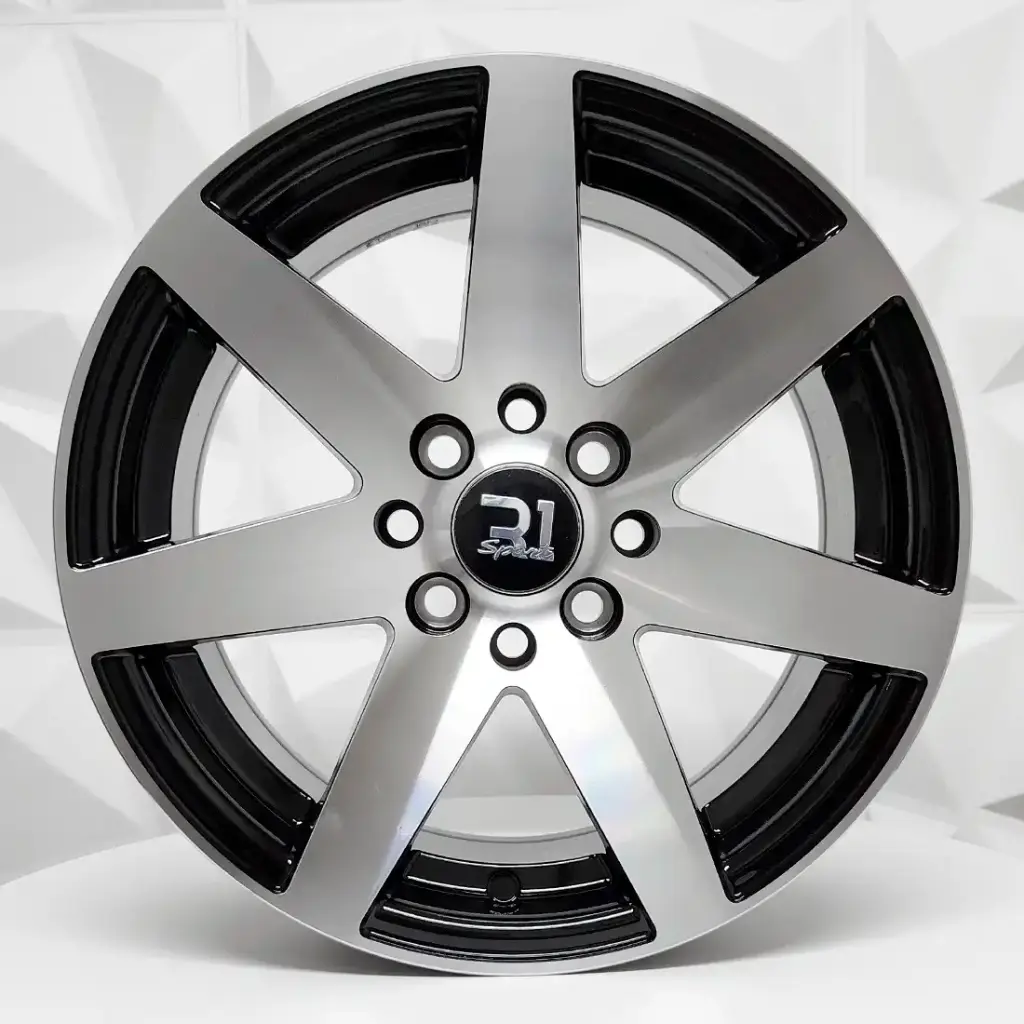 RIN 14X6.5 4-100/108 R1 SPORT 47037 BLACK MACHINE FACE ET20 CB73.1