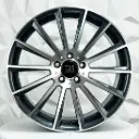 RIN 19X9 5-112 R1 SPORT M073-FF GUNMETAL MACHINE FACE ET38 CB66.6