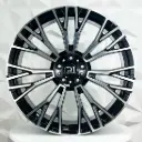 RIN 22X9.5 5-120 R1 SPORT H3156F BLACK MACHINE FACE ET37 CB74.1